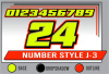 LAYERED NUMBER SET J-3